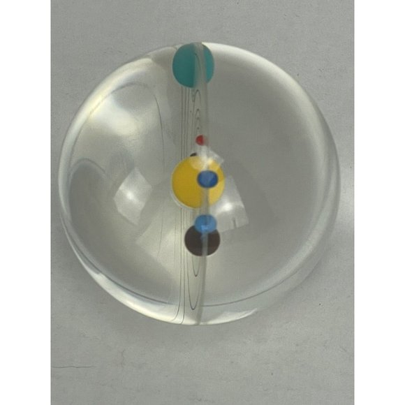 Crystal Solar System Ball 3D Glass Galaxy Mini Universe Astronomy Planets Gift - Picture 9 of 9